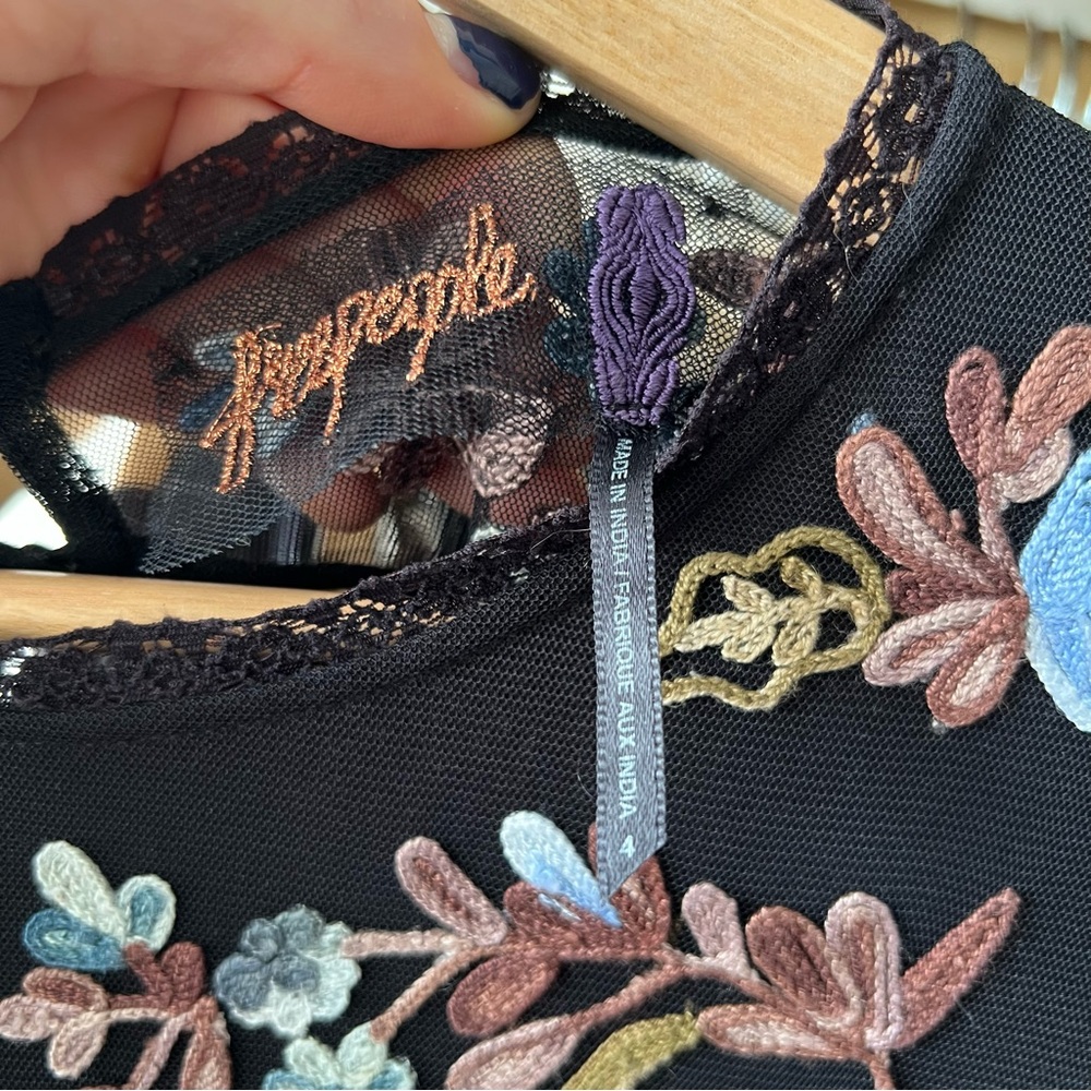 Embroidered Mesh Dress - Picture 5 of 5